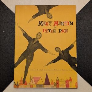 Vintage 1954 Mary Martin in Peter Pan Souvenir Program